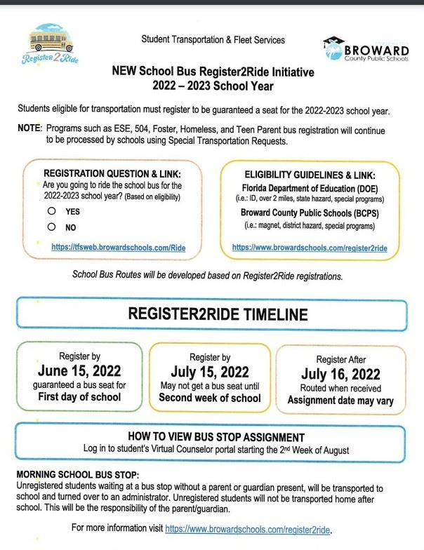 Register to Ride Register to Ride